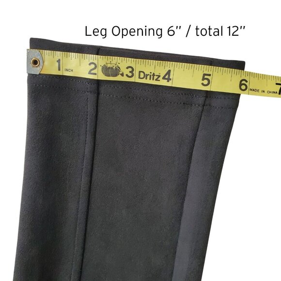 Andrew Marc Faux Suede Leggings Pants Black Size S - Picture 12 of 13